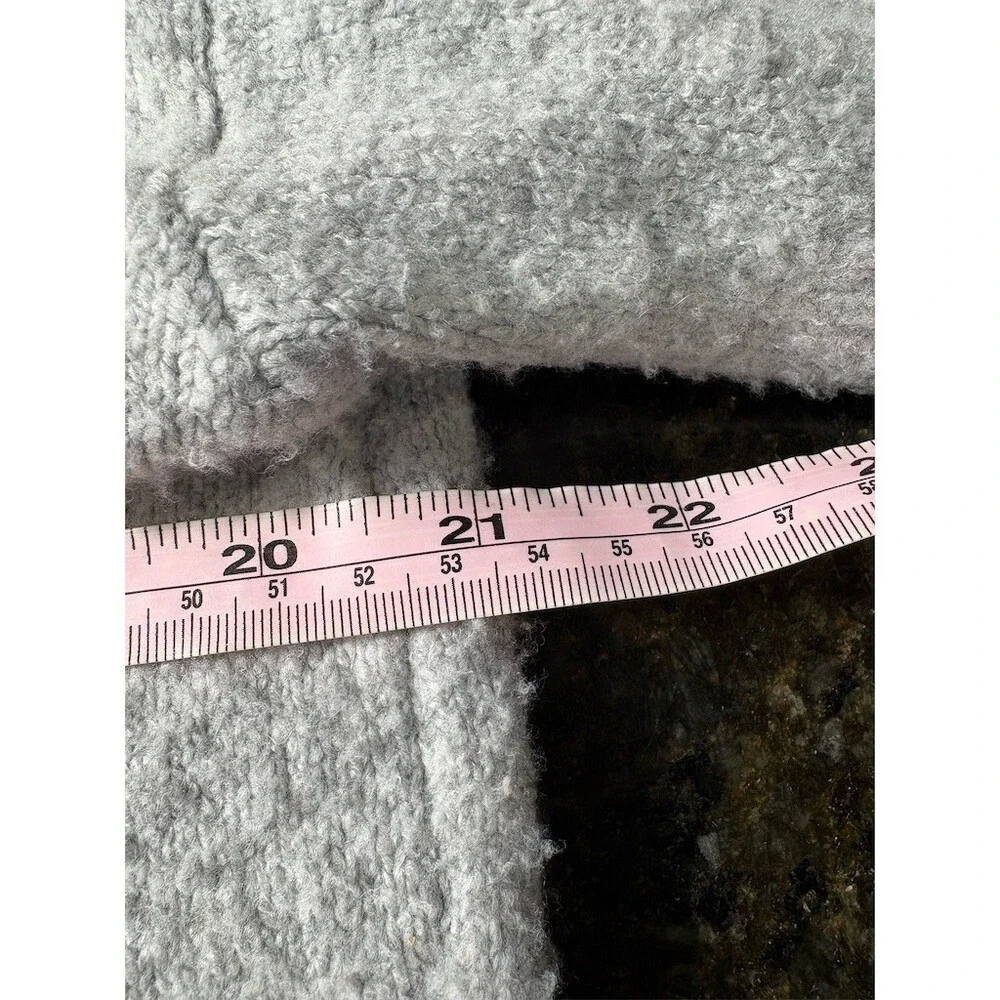 No Boundaries Sweater Womens Size M Gray Puppy Dog Intarsia Knit Pullover - Picture 5 of 8